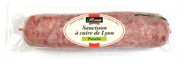 VÉRITABLE SAUCISSON À CUIRE PISTACHÉ 
