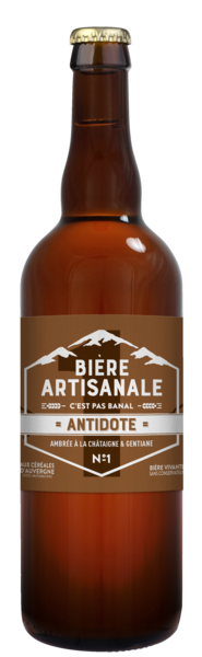 BIÈRE ARTISANALE AMBRÉE ANTIDOTE