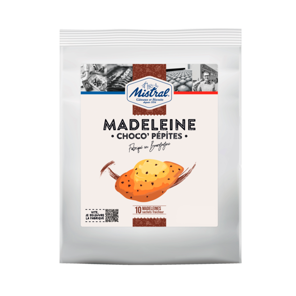 MADELEINES PUR BEURRE CHOCO PÉPITES
