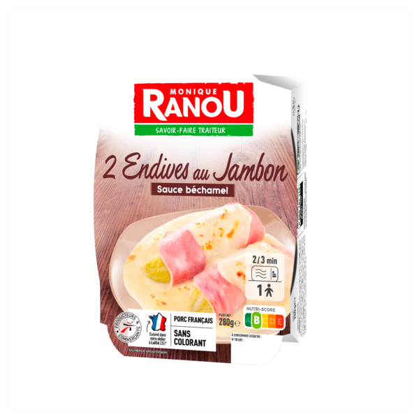 2 ENDIVES AU JAMBON 

