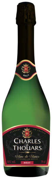 VIN MOUSSEUX DE QUALITÉ BLANC DE BLANCS BRUT
