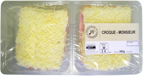 2 CROQUES MONSIEUR 
