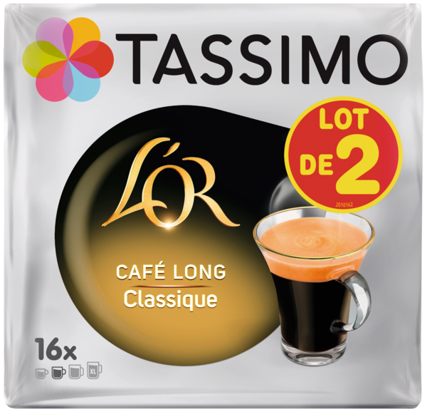 DOSETTES DE CAFÉ L'OR LONG CLASSIQUE
