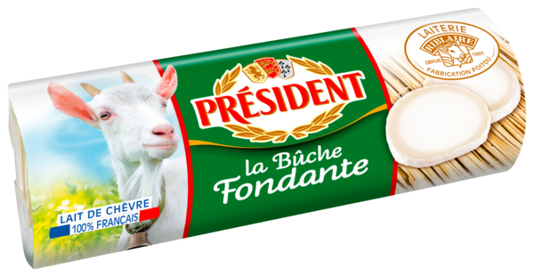 BÛCHE DE CHÈVRE FONDANTE 
