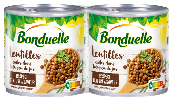 LENTILLES TRÈS PEU DE JUS
