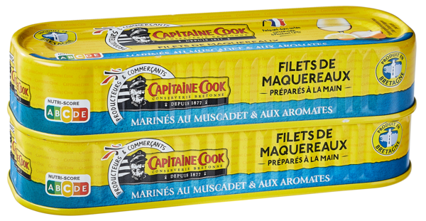FILETS DE MAQUEREAUX AU MUSCADET ET AUX AROMATES
