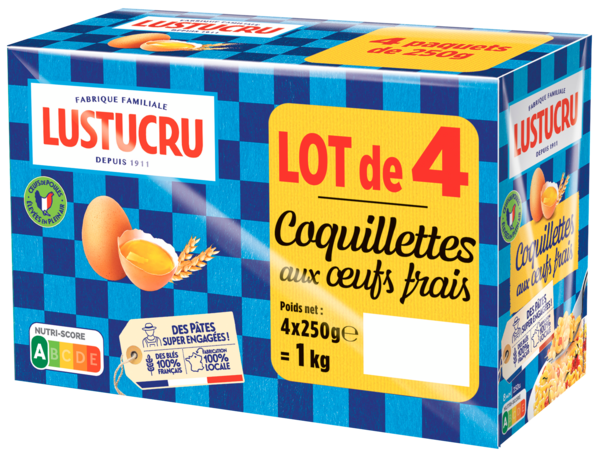 PÂTES AUX ŒUFS COQUILLETTE
