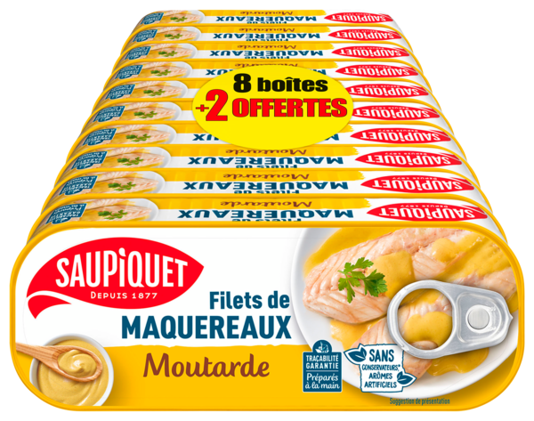FILETS DE MAQUEREAUX À LA MOUTARDE
