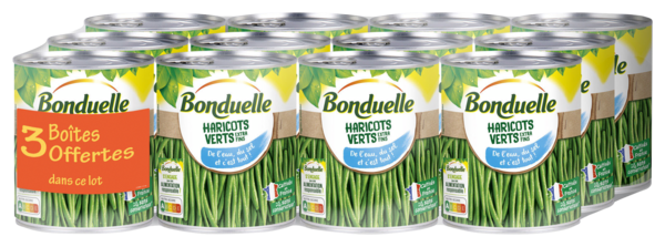 HARICOTS VERTS EXTRA FINS RANGÉS 
