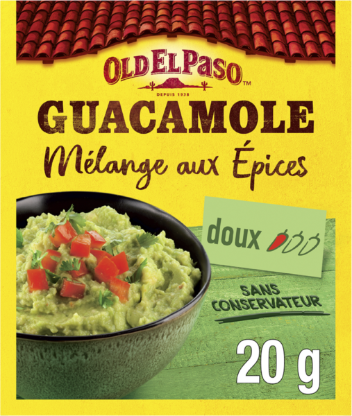 MÉLANGE AUX ÉPICES POUR GUACAMOLE DOUX
