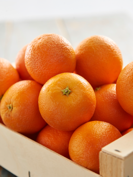 ORANGE A JUS(1) ET/OU A DESSERT(2)
