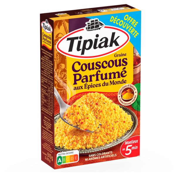 COUSCOUS PARFUMÉ AUX ÉPICES DU MONDE
