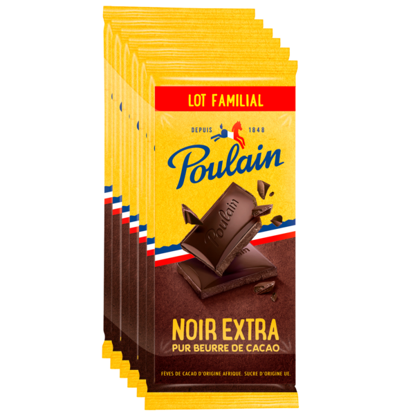TABLETTES DE CHOCOLAT NOIR EXTRA
