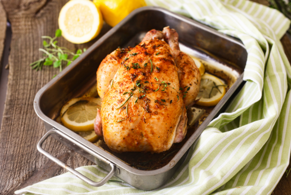 POULET RÔTI FILIÈRE ENGAGÉE BIEN ÊTRE ANIMAL 