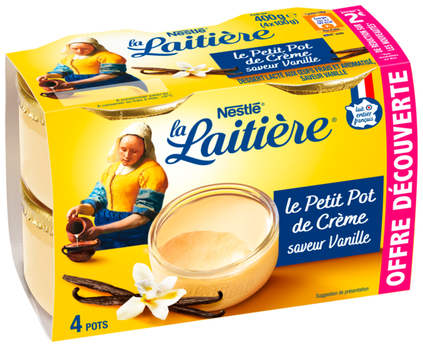 PETIT POT DE CRÈME A LA VANILLE EN OFFRE DÉCOUVERTE
