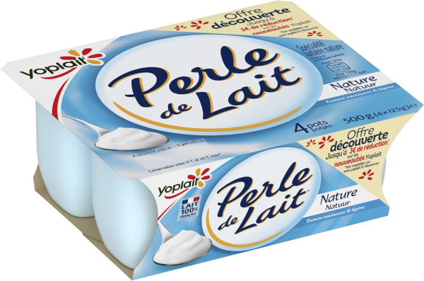 YAOURT PERLE DE LAIT NATURE EN OFFRE DÉCOUVERTE
