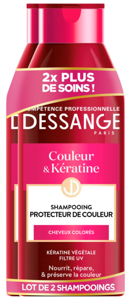 SHAMPOOING COULEUR ET KÉRATINE
