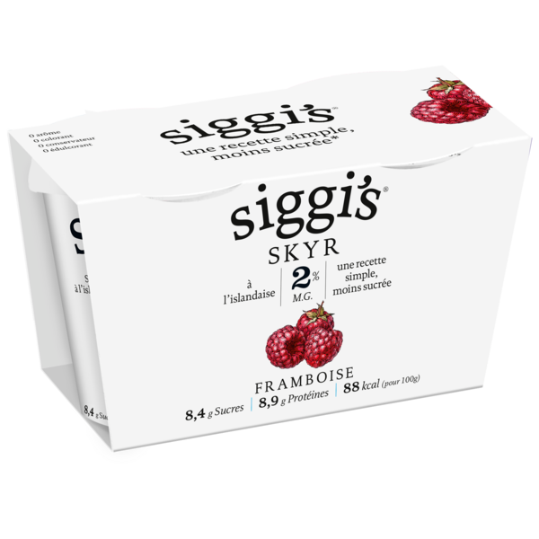 SKYR À L'ISLANDAISE À LA FRAMBOISE
