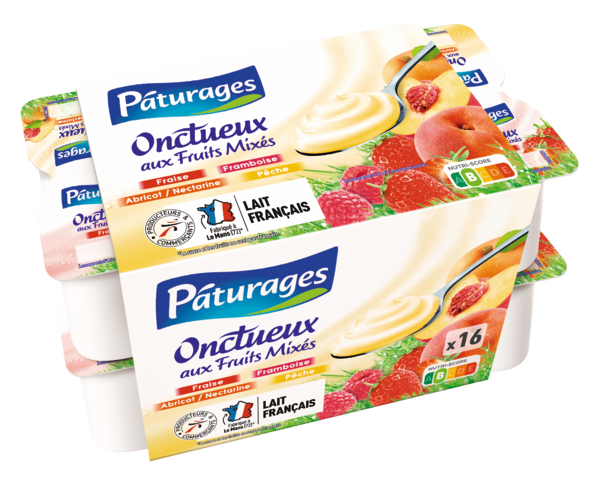 YAOURT ONCTUEUX AUX FRUITS MIXÉS
