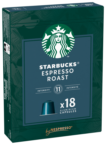 CAPSULES DE CAFÉ X18 ESPRESSO ROAST
STARBUCKS
