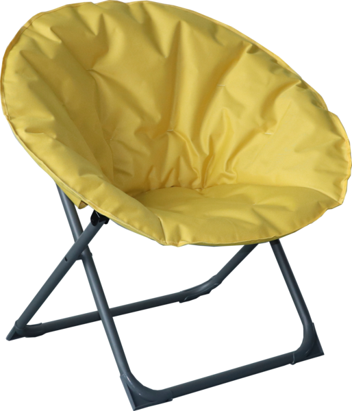 FAUTEUIL LUNE ACIER JAUNE 