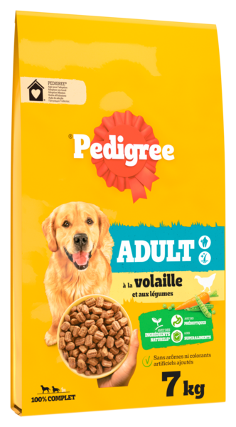 CROQUETTES POUR CHIEN ADULTE VOLAILLE ET LÉGUMES
