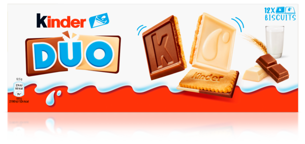 BISCUITS DUO CHOCOLAT AU LAIT ET BLANC
