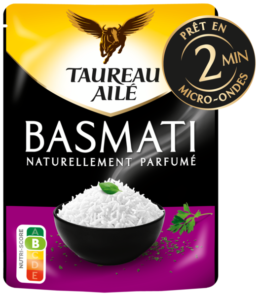 RIZ MICRO-ONDES BASMATI
TAUREAU AILE