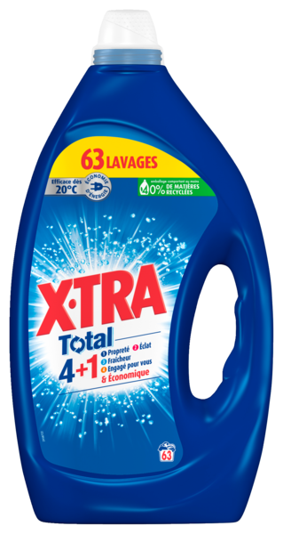 LESSIVE LIQUIDE TOTAL 4+1 X63 LAVAGES
