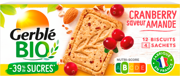 BISCUIT BIO SABLÉ CRANBERRY SAVEUR AMANDE
Intermarché Tout votre magasin contre la vie chère