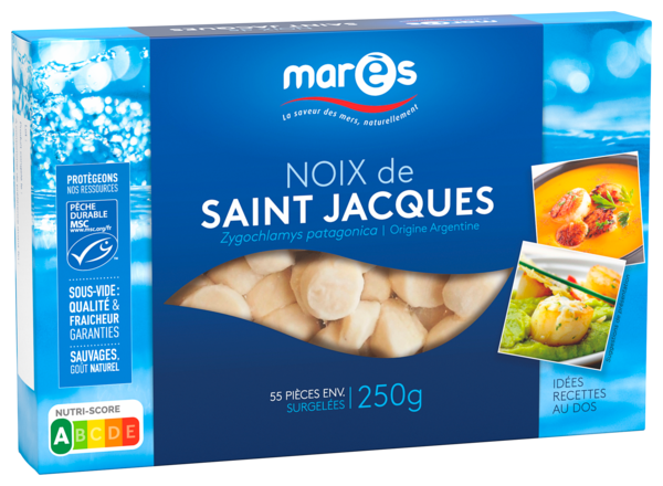 NOIX DE SAINT JACQUES MSC SURGELÉES 
