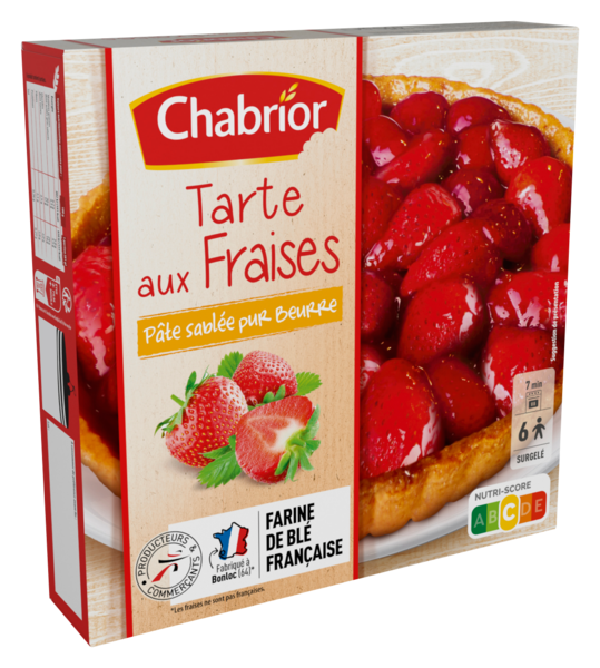 TARTE SURGELÉE  AUX FRAISES 
