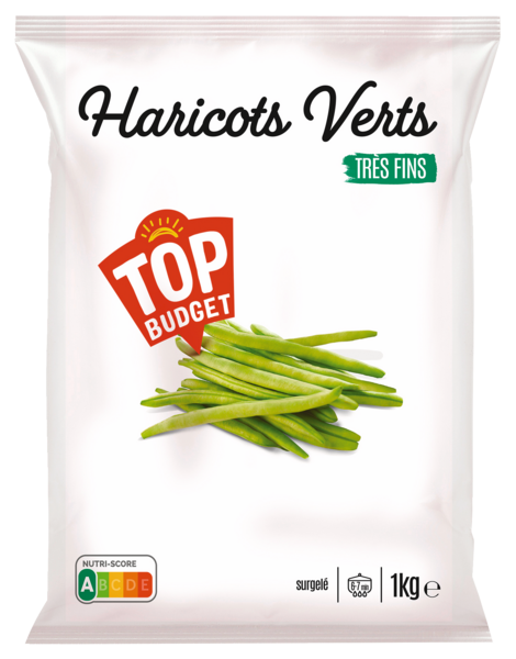 HARICOTS VERTS TRÈS FINS SURGELÉS 
