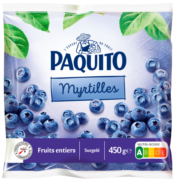 MYRTILLES SURGELÉES 
