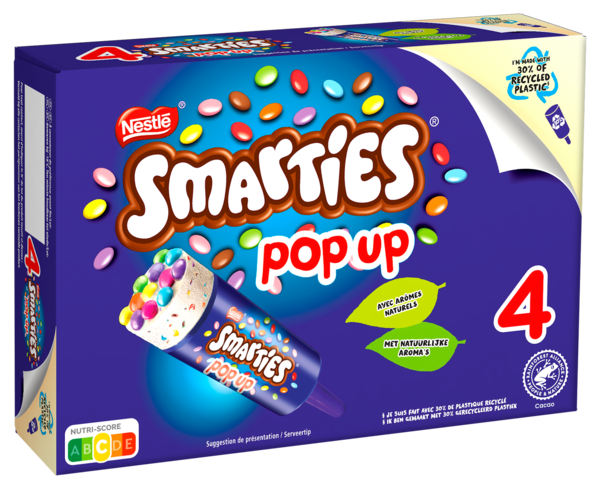 GLACE POP UP VANILLE X4
