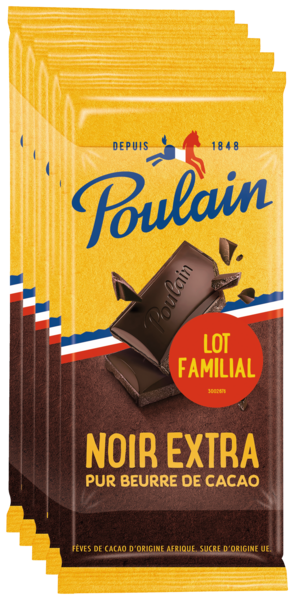 TABLETTES DE CHOCOLAT NOIR EXTRA

