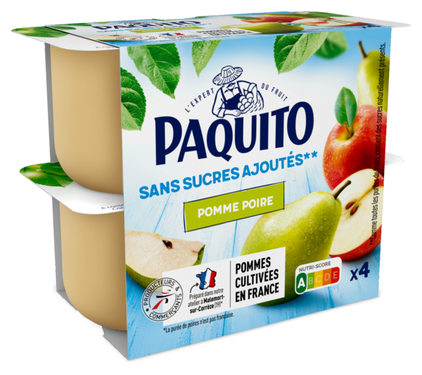 PURÉE DE FRUITS POMME-POIRE
