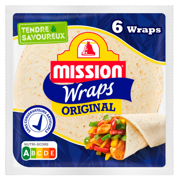 WRAPS AU BLÉ NATURE

