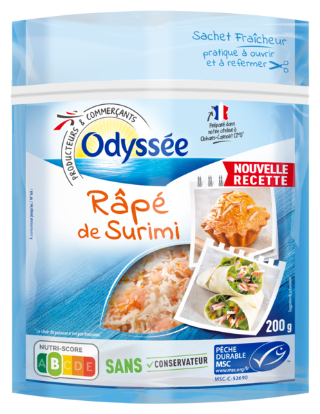 RÂPÉ DE SURIMI MSC 
