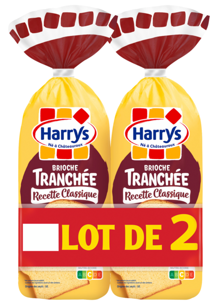 BRIOCHE TRANCHÉE SANS ADDITIF RECETTE CLASSIQUE NATURE
