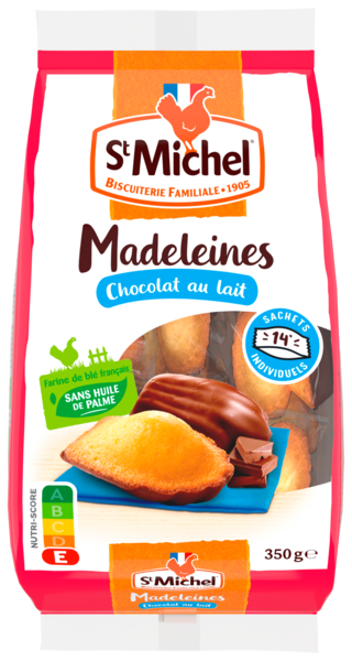 MADELEINES NAPPÉES CHOCOLAT

