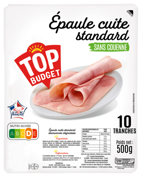 EPAULE CUITE SANS COUENNE
Intermarché 34% en avantage carte sur une sélection de produits