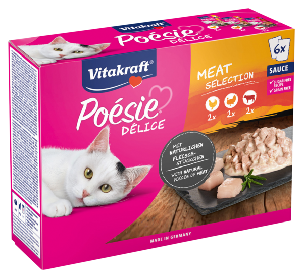 POCHONS CHAT MULTIPACK DÉLICE EN SAUCE AUX VIANDES
