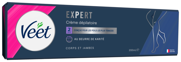 CRÈME DÉPILATOIRE EXPERT CORPS ET JAMBES AU BEURRE DE KARITÉ
