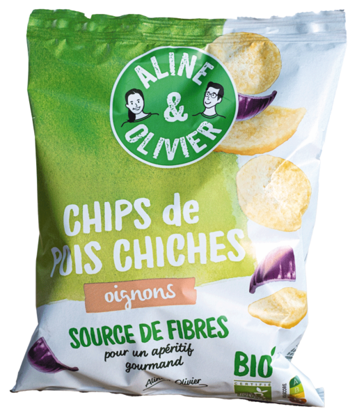 CHIPS BIO POIS CHICHES OIGNONS
