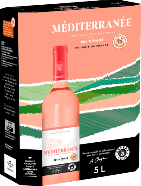 IGP MÉDITERRANÉE ROSÉ
Intermarché 34% en avantage carte sur une sélection de produits