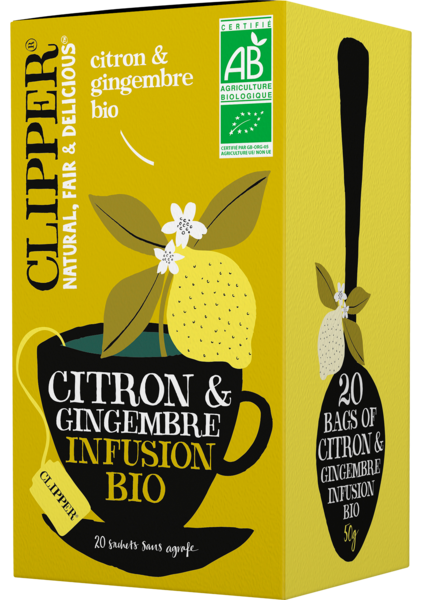 INFUSION BIO CITRON GINGEMBRE
