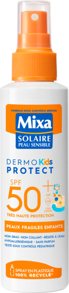 SPRAY SOLAIRE DERMO KIDS PROTECT  TRÈS HAUTE PROTECTION SPF50+
