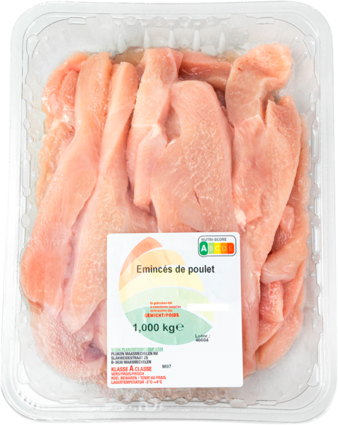 ÉMINCÉS DE FILETS DE POULET Intermarché 34% en avantage carte sur une sélection de produits