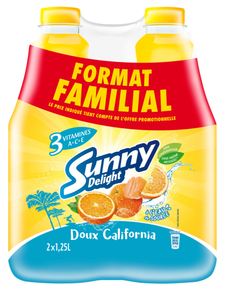 JUS DOUX CALIFORNIA FORMAT FAMILIAL
Intermarché 34% en avantage carte sur une sélection de produits